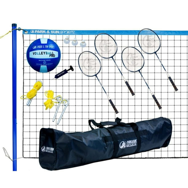 Park & Sun Sports Volley Sport Volleyball/Badminton Combo Set