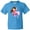 Pacific Blue, variant on Inktastic Superhero Girl, Cute Girl, Brown Hair, Pink Cape Youth T-Shirt