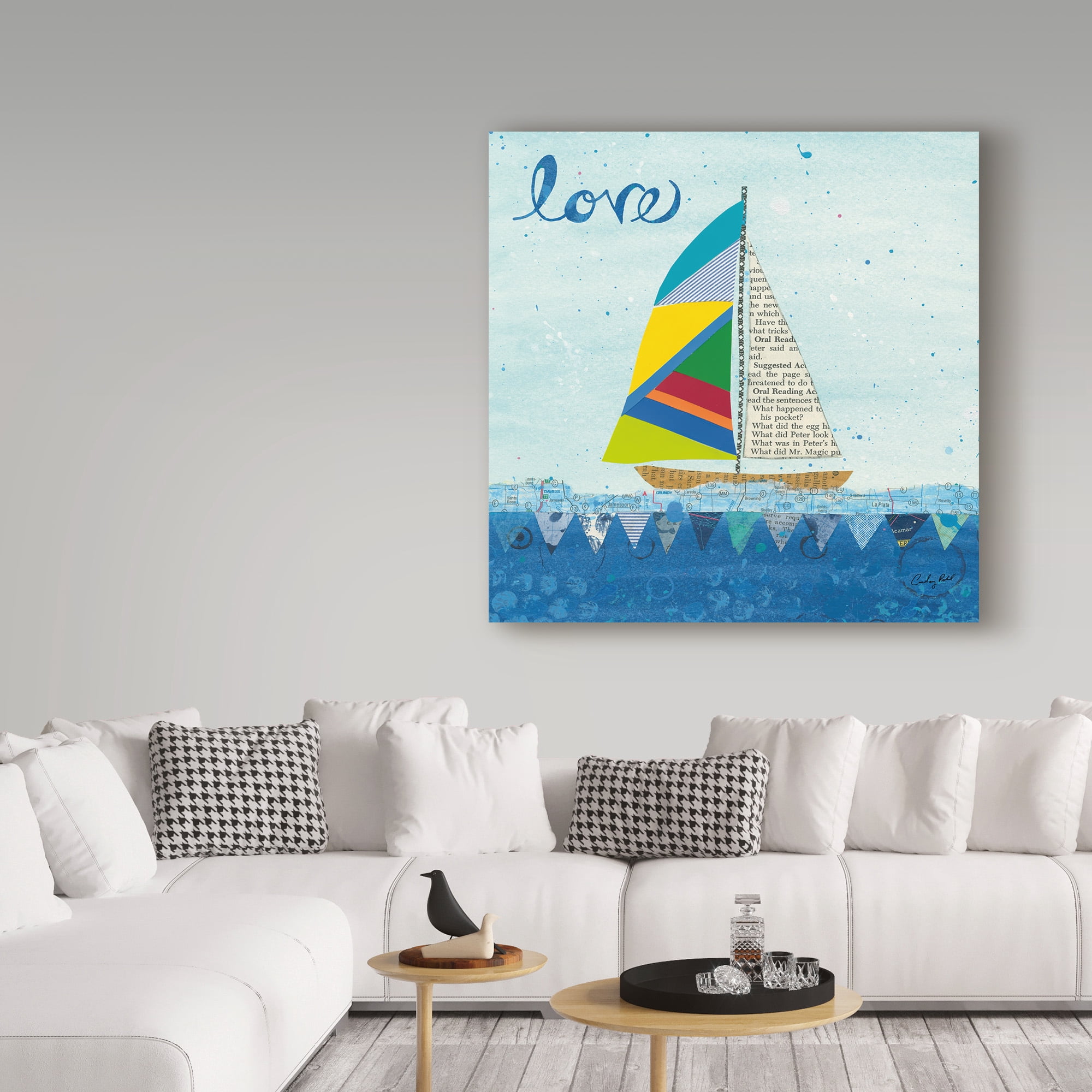 Trademark Fine Art 'Rainbow Spinnakers I' Canvas Art by Courtney Prahl