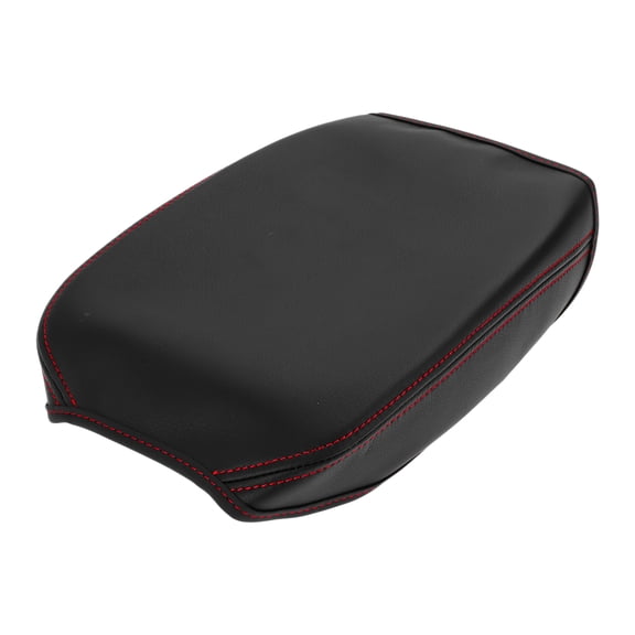 Car Armrest Cover Protection for Audi Q5 FY 2017-2024 Console Lid Cover Pad Protector Anti-Scratch Armrest Protection Black Red