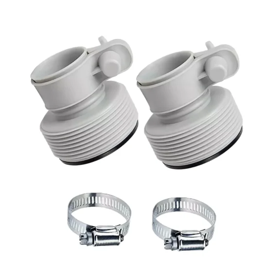 Multifunctional 2X 1.25" To 1.5" Type B Hose Adapter For Bestway Coleman Intex