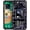 Gothic Raven Bookshelf, variant on for iPhone 14 Case, Black TPU Rubber Impact-Resistant Anti-Slip Fingerprint-Free Protective Case- Gothic Raven Bookshelf