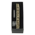 thumbnail image 5 of Men's Gold-Tone Stainless Steel Curb Link 8.5" Bracelet - Brilliance Fine Jewelry, 5 of 5