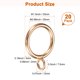 thumbnail image 3 of Uxcell 20-Pack Anillo de Cortina con Ojal 1 Pulgada ID Se Ajusta a Varilla de Cortina de 3/4 Pulgada Anillos de Drapería de Metal Dorado, 3 of 7