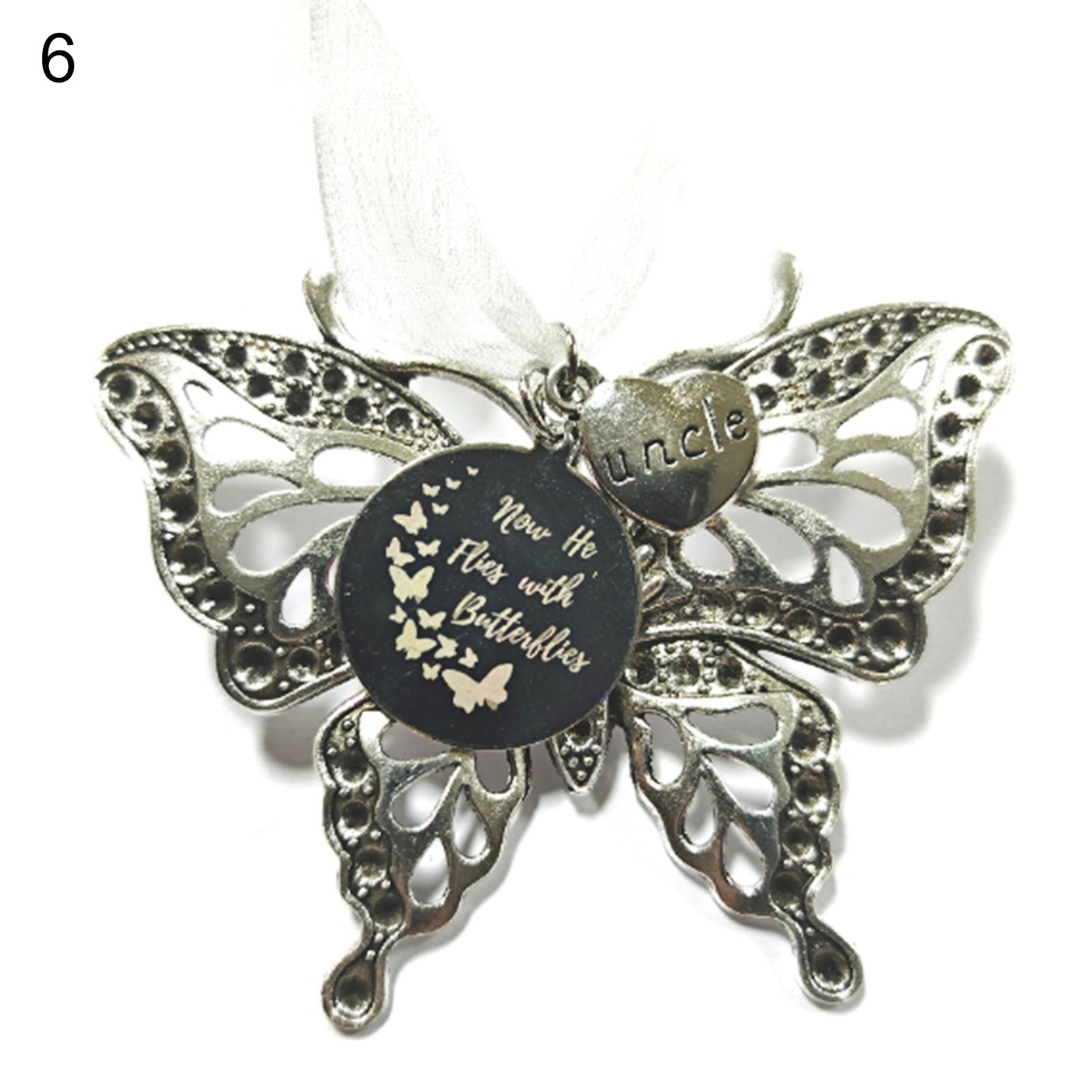 XLarge Butterfly Fairy Christmas Crystal Suncatcher~Hang on Light Lamp/Auto/Wall 
