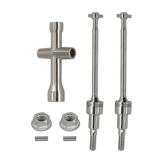 Accesorio de eje de transmisión para coche RC a escala 1:16, pieza metálica, reemplazo de eje de transmisión 6310