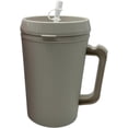 thumbnail image 4 of Hospital Insulated Double-Walled Water Pitchers 34 oz capacity With Flexible Straw and Pouring Spout 1 Rose and 1 Grey - (2 Pack), 4 of 5