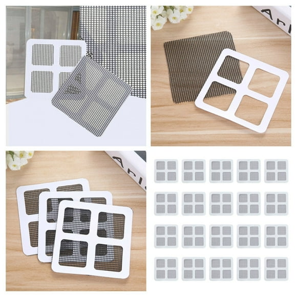 WIFKLSIIPG 20 Pack Window and Door Screen Patch Kit(Silver)