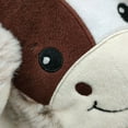 thumbnail image 2 of Adorable Cartoon Cow Easter Basket Plush Doll Soft Stuffed Toy Kid Hugging, 2 of 7