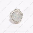 thumbnail image 3 of Rainbow Moonstone Ring Gemstone Ring Statement Ring 925 Sterling Silver Ring for Women, 3 of 4