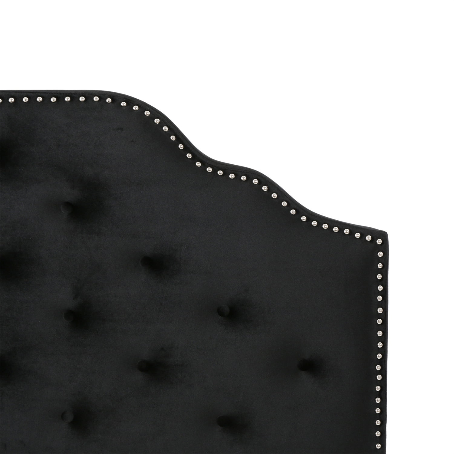 Kepooman Upholstered Headboard, Button Tufted Upholstery, Queen & Full Size, Black Kepooman Upholstered Headboard, Button Tufted Upholstery, Queen & Full Size, Black