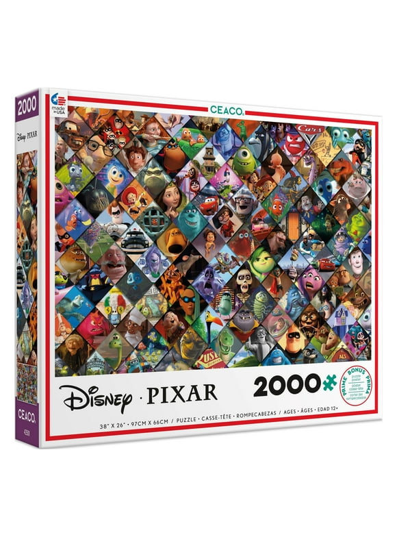 Ceaco - Disney/Pixar - Pixar Clips - 2000 Piece Interlocking Jigsaw Puzzle