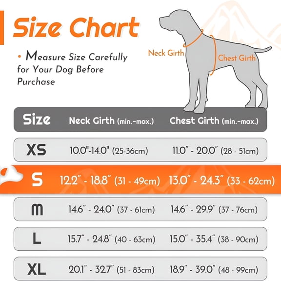 GASTROPOD Dog Harness Small Sized Dog, No Pull Service Vest with Reflective Strips and Control Handle, Adjustable and Comfortable for Walking, No Choke Pet Harness with 2 Metal Rings, Orange, S