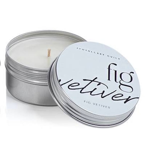 Black Fig Vetiver Zodax Apothecary Guild Scented Tin Candle