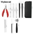 thumbnail image 2 of Kit de manicura y pedicura, cortaúñas, kit de cuidado profesional, herramientas para uñas con lujoso estuche de viaje, 2 of 5