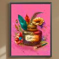 thumbnail image 1 of Cuadros Decorativos 5D bricolaje taladro redondo completo diamante pintura Clip Art Kit decoración del hogar (K300) Wdftyju embutido en tela, 1 of 9