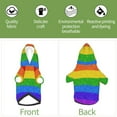 thumbnail image 5 of Bingfone Colorful Glitter Rainbow Dog Clothes Hoodie, Pet Winter Coat,Puppy Sweatshirts For Small Dogs Boy Girl,Suitable For All Breeds-X-Large, 5 of 8