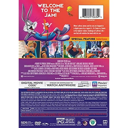 Space Jam: A New Legacy [Includes Digital Copy] [DVD] [2021]