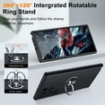 thumbnail image 3 of [PST] Samsung Galaxy S23 Ultra Ring Case, Hybrid Magnetic Kickstand Case Cover with Invisible Ring Stand, 3 of 5