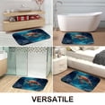 thumbnail image 3 of 1pc Sea Turtle in Coral Reef Absorbent Non-Slip Bathroom Thickened Flannel Rug Decor,Soft,Quick Drying,Suitable For Indoor/outdoor Use,Bathrooms,Bedrooms,Kitchens,Terrace,Laundry Rooms,16"x24", 3 of 9