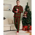 thumbnail image 3 of GYRATEDREAM Christmas Family Pajamas Sets, Christmas Family Matching Pajamas Sleepwear, Xmas Holiday Plaid Print Family Pjs Jammies Nightwear Loungewear for 3M-4XL, 3 of 7