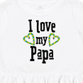 thumbnail image 4 of Inktastic I Love My Papa Hearts Girls Toddler Dress, 4 of 5