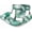 Green leaves, variant on Inflatable Pool Float Chair for Adults Plant Pattern Floating Lounge Hammock with Adjustable Back & Head Support Blow Up Water Raft for Summer Beach Party