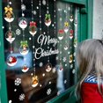 thumbnail image 5 of Christmas Window Stickers PVC Clings Stickers For Wall Window Glass Store Showcase Merry Xmas Decals Festival Decoration, 5 of 7
