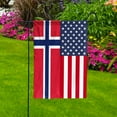 thumbnail image 3 of American Norway Flag Norwegian Friendship U.S.A Memorial Day Patriotic For House Flag, Double-Sided Decorative Outdoor Flag, Patriotic Polyester Yard Flag 29.5 x 39.5 in, 3 of 3