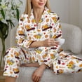 thumbnail image 6 of Sikiie Autumn Red Truck Pajamas for Women Set, Womens Pajama Sets, Lounge Sets for Women, 2pjs for Women-Large, 6 of 7