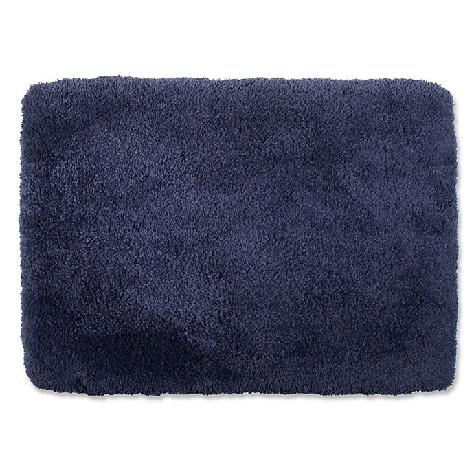 Wamsutta Ultra Soft 21Inch x 34Inch Bath Rug in Denim Blue Walmart