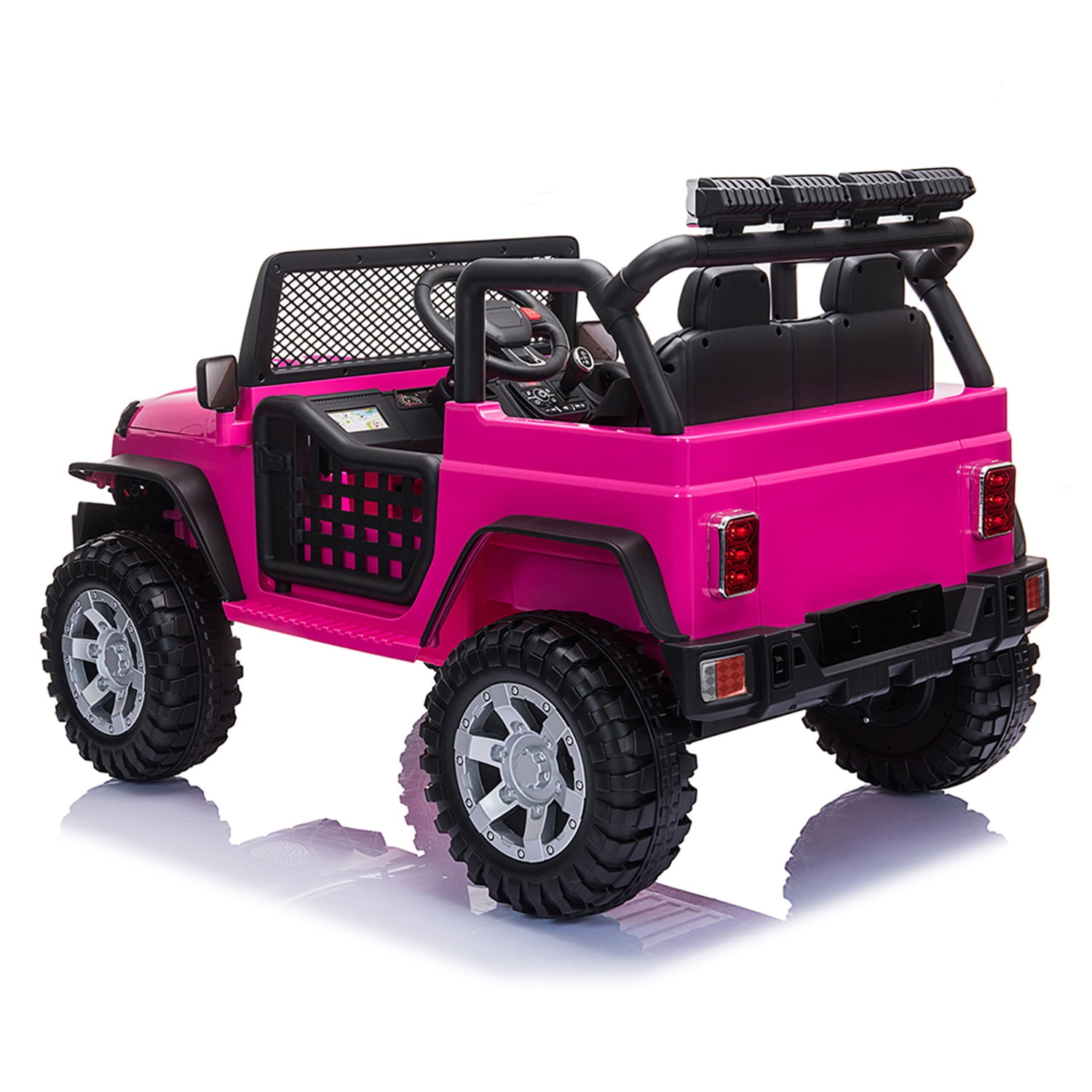 CIPACHO 12V Battery Powered Electric Car, 3 Speeds Kids Ride On Car for Kids 3-8 Years, SUV Toy Car with Remote Control RC, MP3, Pink CIPACHO 12V Battery Powered Electric Car, 3 Speeds Kids Ride On Car for Kids 3-8 Years, SUV Toy Car with Remote Control RC, MP3, Pink