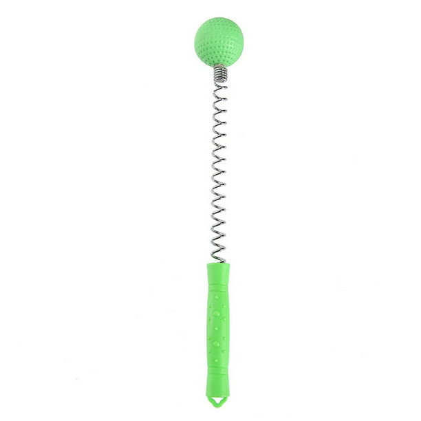 Seitruly Herramientas de masaje, masajeador de mano, palo, pelota de Golf, resorte, martillo Manual, alivio de fatiga antideslizante para el Protección de la piel Verde