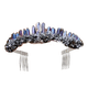 thumbnail image 1 of Corona de diosa lunar, tiara de cuarzo de cristal crudo, corona de sirena, tocado de hada para boda, diadema para festival, 1 of 5