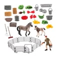 thumbnail image 3 of Juego de caballo y jinete, juego de simulación, adornos, figuras de acción, colección, juguete ecuestre realista para niños de 3, 4, 5, 6 y 7 años 10207, 3 of 10
