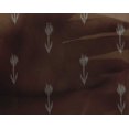 thumbnail image 4 of oneOone Georgette Viscose Brown Fabric Arrow Ikat Sewing Craft Projects Fabric Prints By Yard 42 Inch Wide, 4 of 4