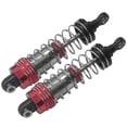 thumbnail image 3 of Milaget Alloy RC Shock Absorbers Durable Practical for 1/14 RC Car Parts Replacement Rear Red, 3 of 7