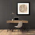 thumbnail image 4 of Crispijn de Passe the Elder 20x20 Black Modern Framed Museum Art Print Titled - December; and Old Man Seated by a Hearth with a Young Man Blowing on the Fire (Late 16th-Mid 17th Century), 4 of 5