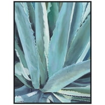 Amanti Art Blue Agave Framed Canvas Wall Art Print