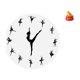 thumbnail image 1 of Reloj De Pared De Bailarina De Ballet Con Bolsa De Dinero, Figura Artística, Adorno Artesanal, Estatua De Cuenco Del Tesoro, Cornucopia Para El Festival De Primavera, Año Nuevo, Dormitorio,, 1 of 8