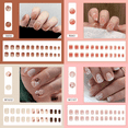 thumbnail image 3 of 4-Pack Press on Nails - 96 Pieces Long-Wear, Glossy Finish, Quick Stick, No Glue Needed, Perfect for Dance, Party, Daily Wear, Fashionable Nail Art for Women/Girls, 3 of 6