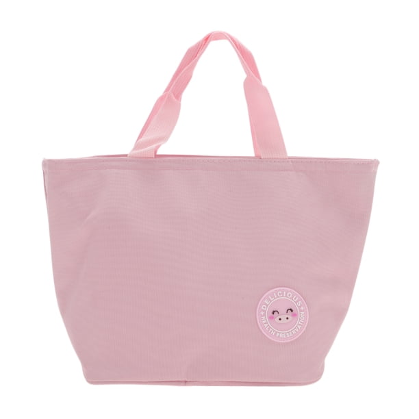 Bolsas de almuerzo de mano duraderas de 1 pieza en color rosa