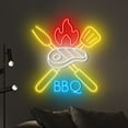 thumbnail image 2 of Handmadetneonsign BBQ Neon Sign, BBQ Neon Light Wall Art Decor, Restaurant Wall Decor, Grill Led Wall Light 51502, 2 of 5