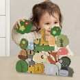 thumbnail image 2 of Early Learning Color Cognition Toy Wooden Balancing Blocks Stacking Game For Hand Eye Coordination And Concentration Training, 2 of 9