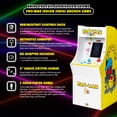 thumbnail image 4 of Arcade Classics Pac Man Jr Series Free Standing Arcade Game with 8 Inch Screen, 4 of 13