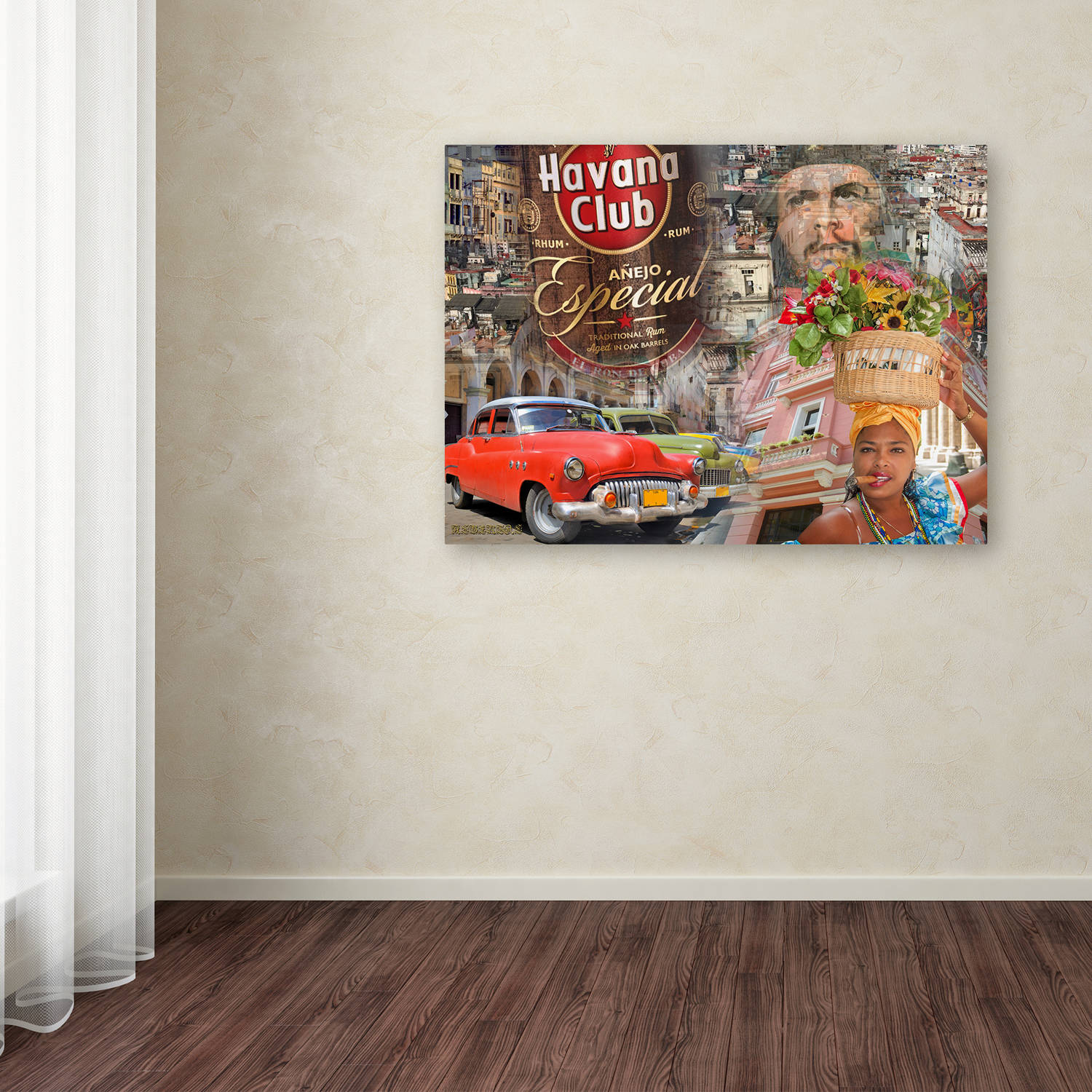 Trademark Fine Art "Havana Club I" Canvas Art by Alberto Lopez