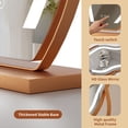 thumbnail image 6 of Odernirror Makeup Mirror with LED Lights, Cloud-Shaped Vanity Mirror, 360° Rotation, Gold, 6 of 8
