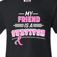 thumbnail image 4 of Inktastic My Friend is a Survivor Breast Cancer Awareness Youth T-Shirt, 4 of 5