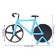 thumbnail image 2 of Billuyoard Cuchillos para cortar Pizza en bicicleta, cuchillo para cortar Pizza con forma de bicicleta de ruedas antiadherente con soporte, herramienta Herramientas y accesorios para hornear azul Billuyoard HA8543-03B, 2 of 6