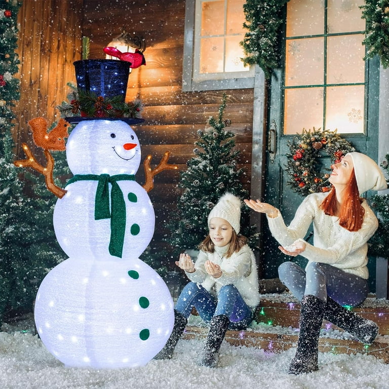 SnowMan 6~10th single セット NALONE 6FT Lighted Snowman Lawn Ornament Decor with 200 LED
